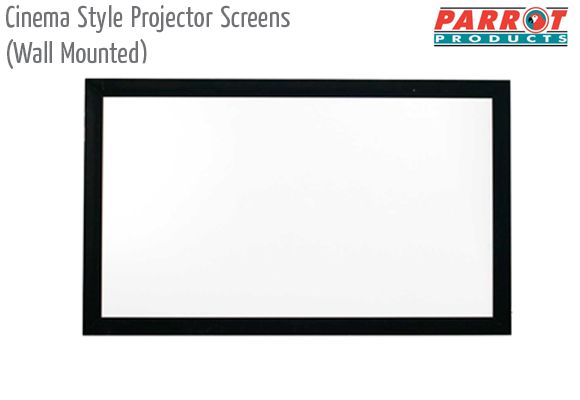 cinema style projector screens wall mounted