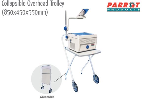 collapsible overhead trolley 850 450 550mm