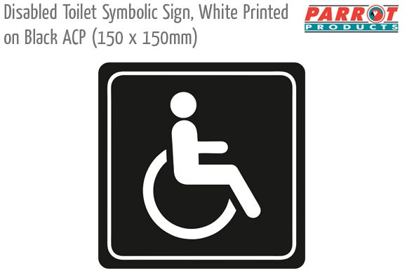 disabled toilet black