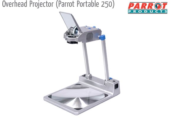 overhead projector parrot portable 250