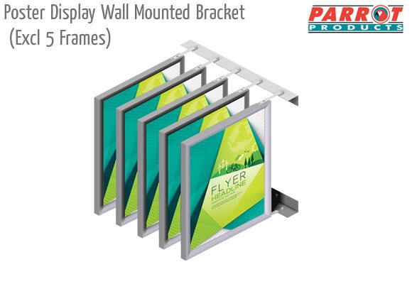 poster display wall mounted bracket