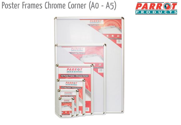 poster frames crome corner a0 05