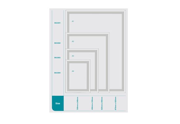 poster frames mitred econo a1 a4 2