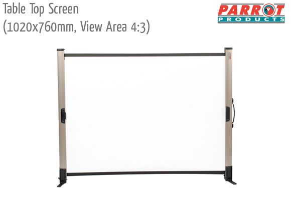 table top screen 1020 760mm view area 4 3