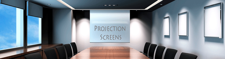 projection screens banner