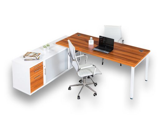 melamine desking euro l extension desk