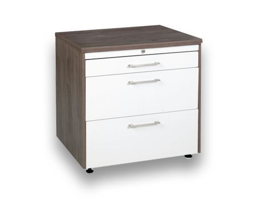 melamine desking evolutioin twodrawer cabinet