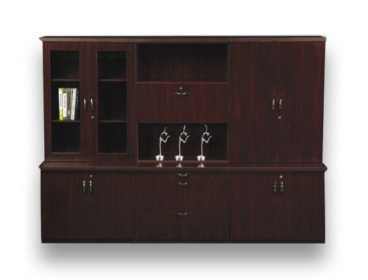 melamine desking miami wall unit