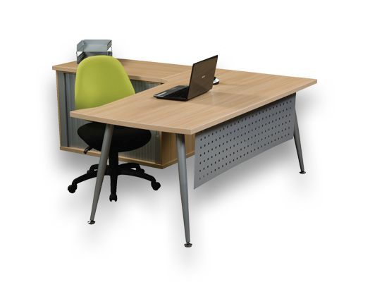 melamine desking system desk