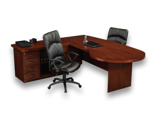 veneer desking maimi executive desk