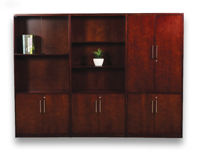 veneer desking excellence wall unit