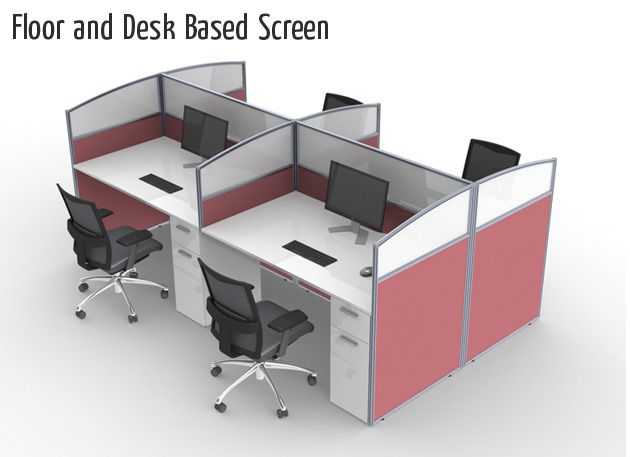 floor and desk based screens