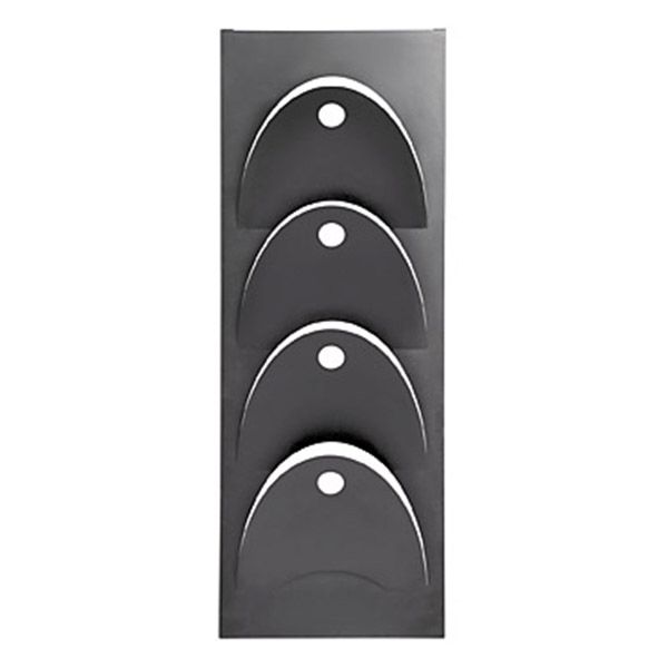Wall Mounted, D-Line Magazine Holder
