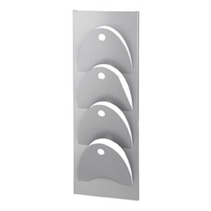 Wall Mounted, D-Line Newspaper Holder