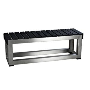 Standard Slatted Bench Rubber Deck