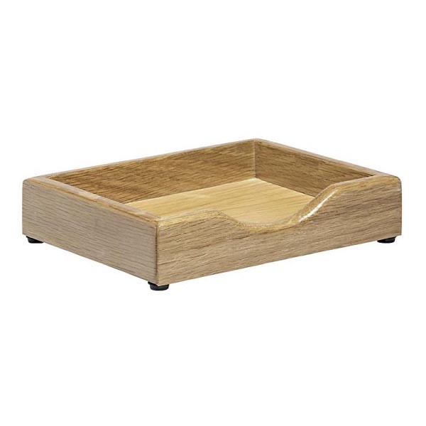 Executive Wooden Solid Wood Memo Pad Holder