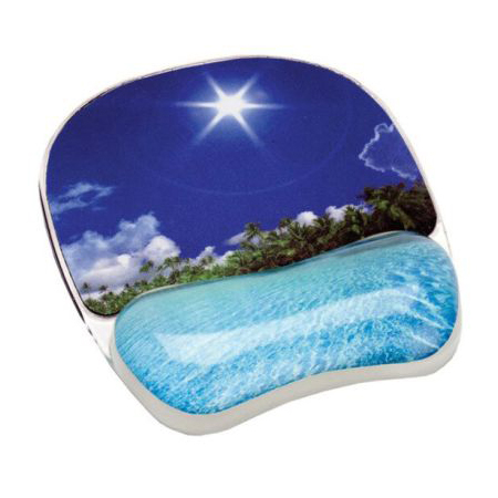 Photo Gel Mousepad Wrist Support - Tropical Beach